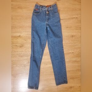 Vintage Lawman Western Jeans from 90s blue denim size 3 34" inseam